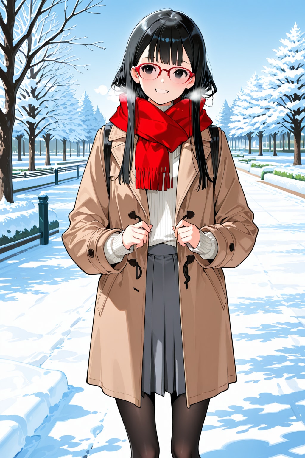 マフラー | の人気AIイラスト・グラビア