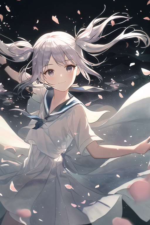 銀髪ツインテール | の人気AIイラスト・グラビア