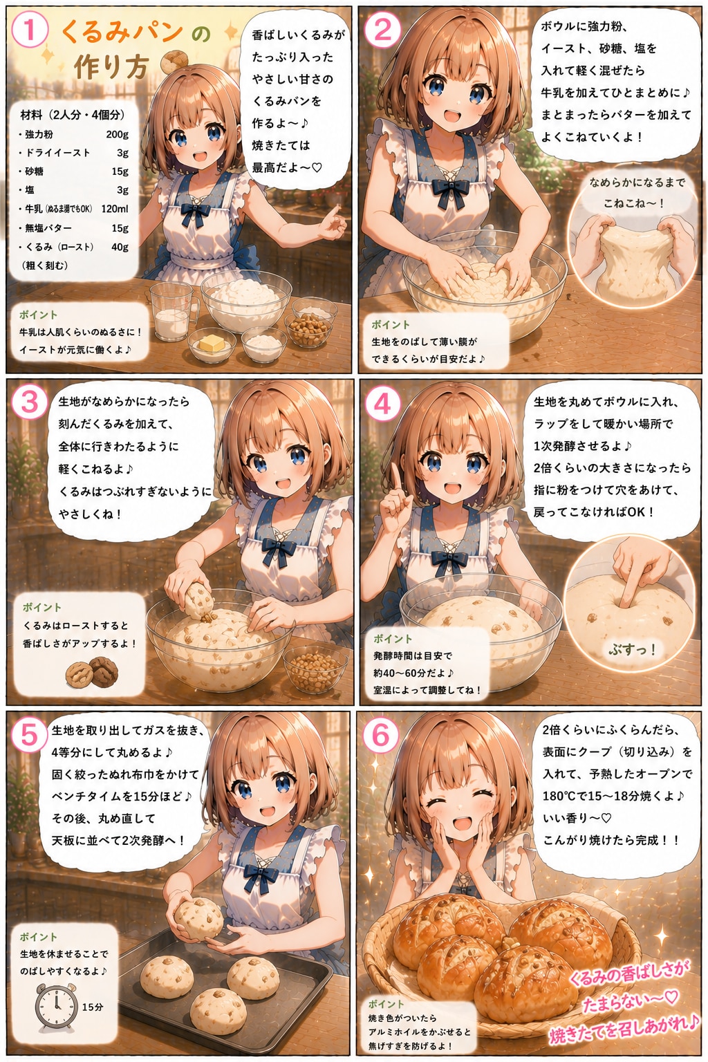 くるみパン | の人気AIイラスト・グラビア