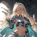 金髪ロング女騎士 2枚目