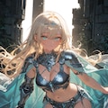 金髪ロング女騎士 4枚目