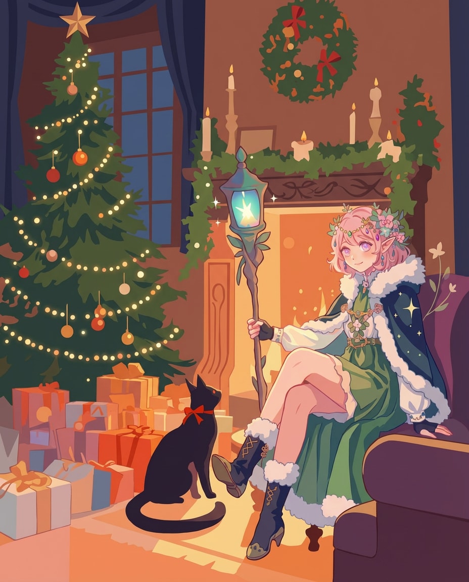 聖夜の魔法 | の人気AIイラスト・グラビア
