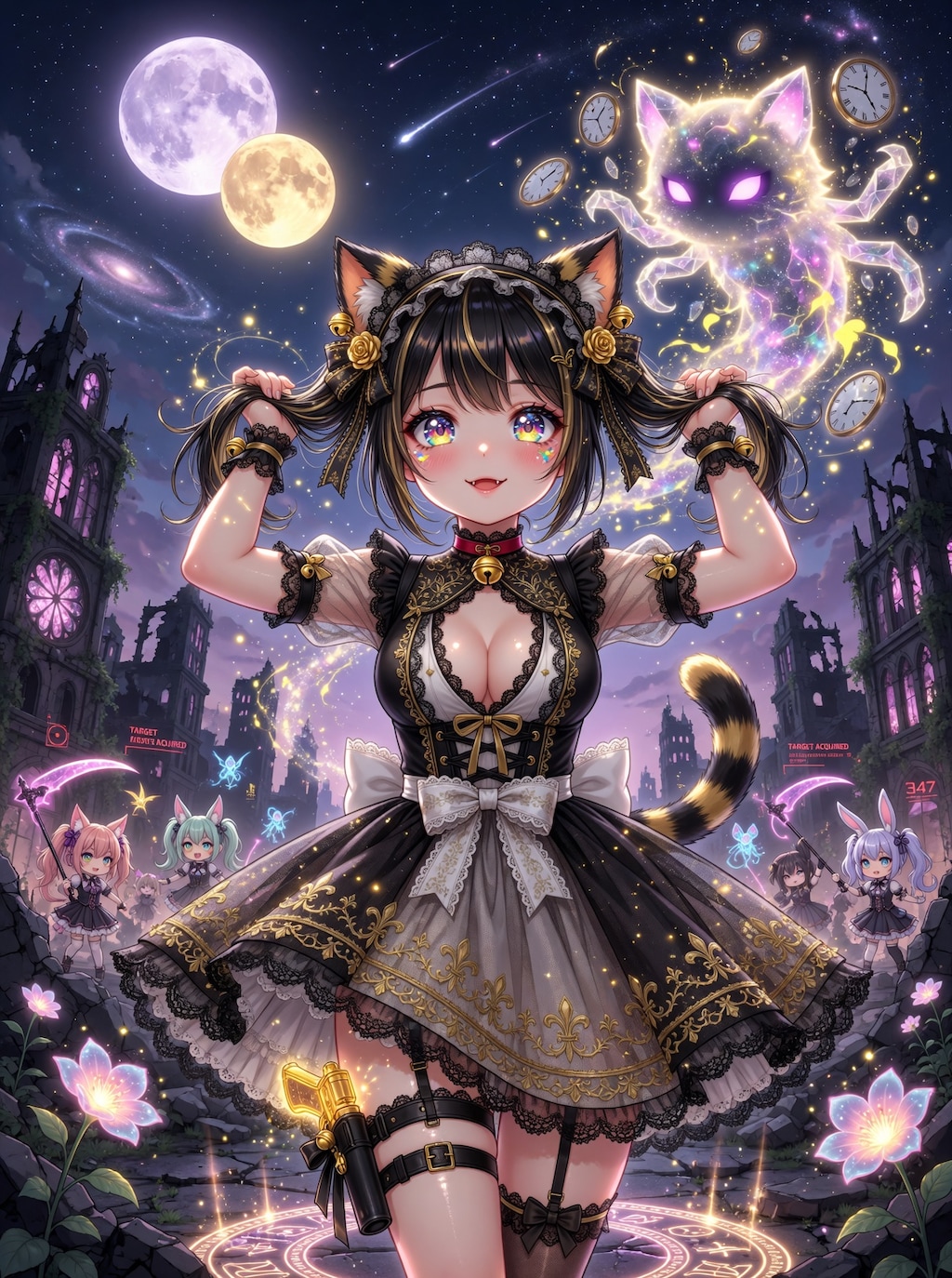 黒ツイにゃん