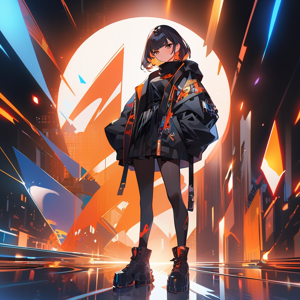 黒 | の人気AIイラスト・グラビア