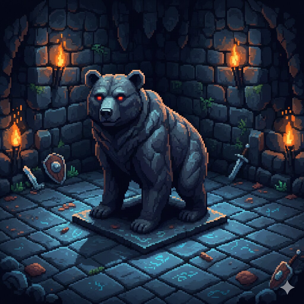 熊の彫像 | の人気AIイラスト・グラビア