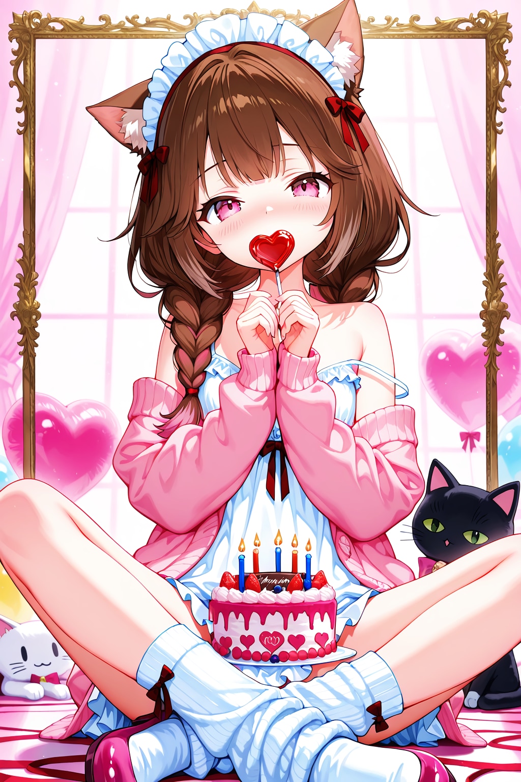 恋色キャンディハート | の人気AIイラスト・グラビア