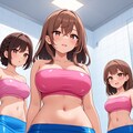 ビキニ＆チューブトップ＋タイトスカート水着14 4枚目