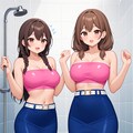 ビキニ＆チューブトップ＋タイトスカート水着14 12枚目