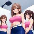 ビキニ＆チューブトップ＋タイトスカート水着14 6枚目