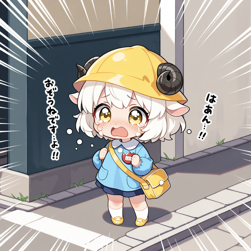 ある日突然！！迷える子羊になってしまったメイちゃん！！