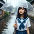 雨の日のJK 5枚目