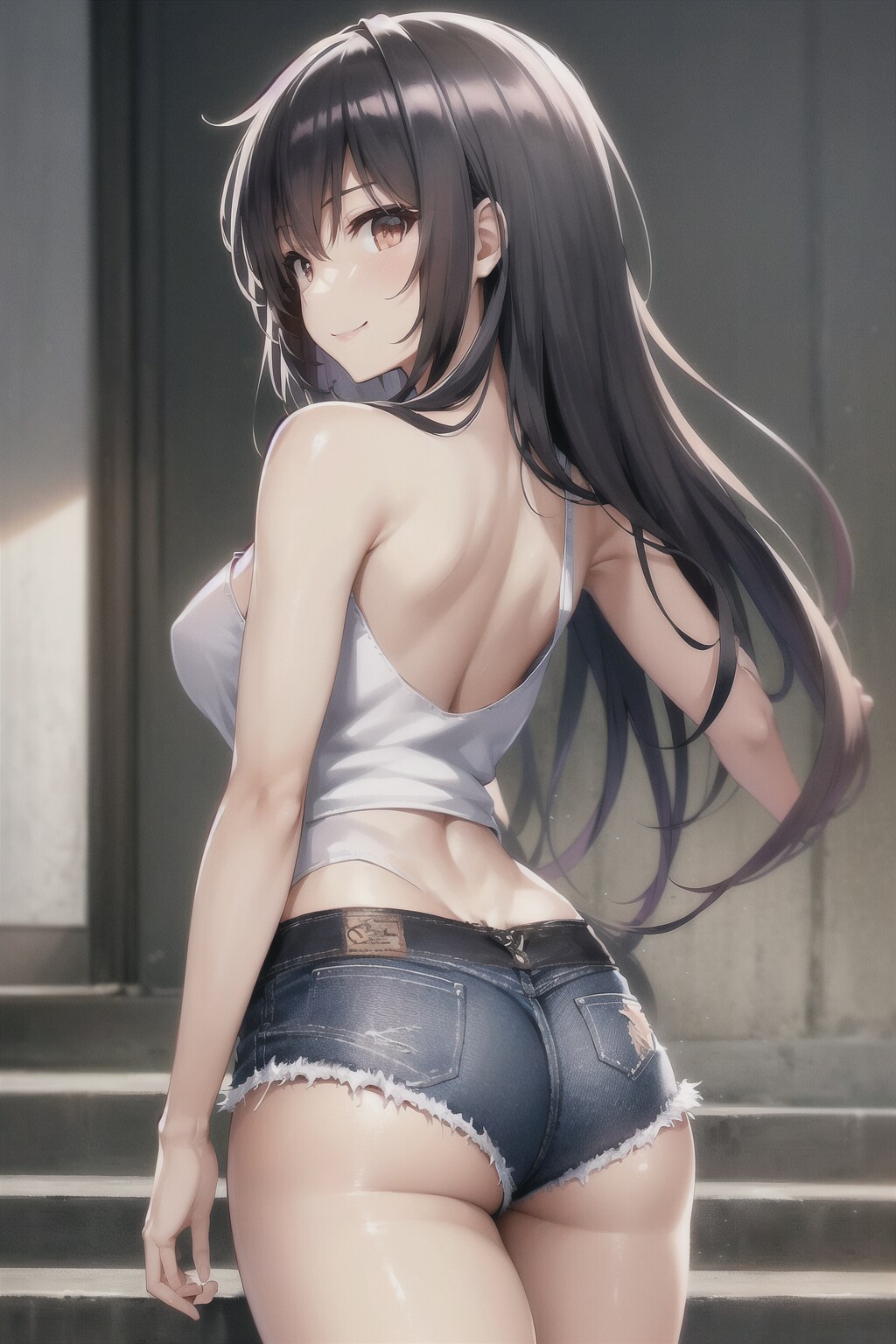 街角の女の子