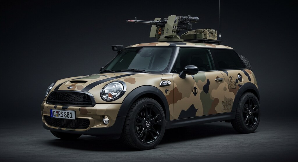 ミニクーパー軍用車
