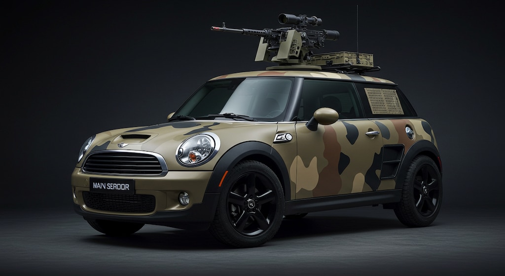 ミニクーパー軍用車