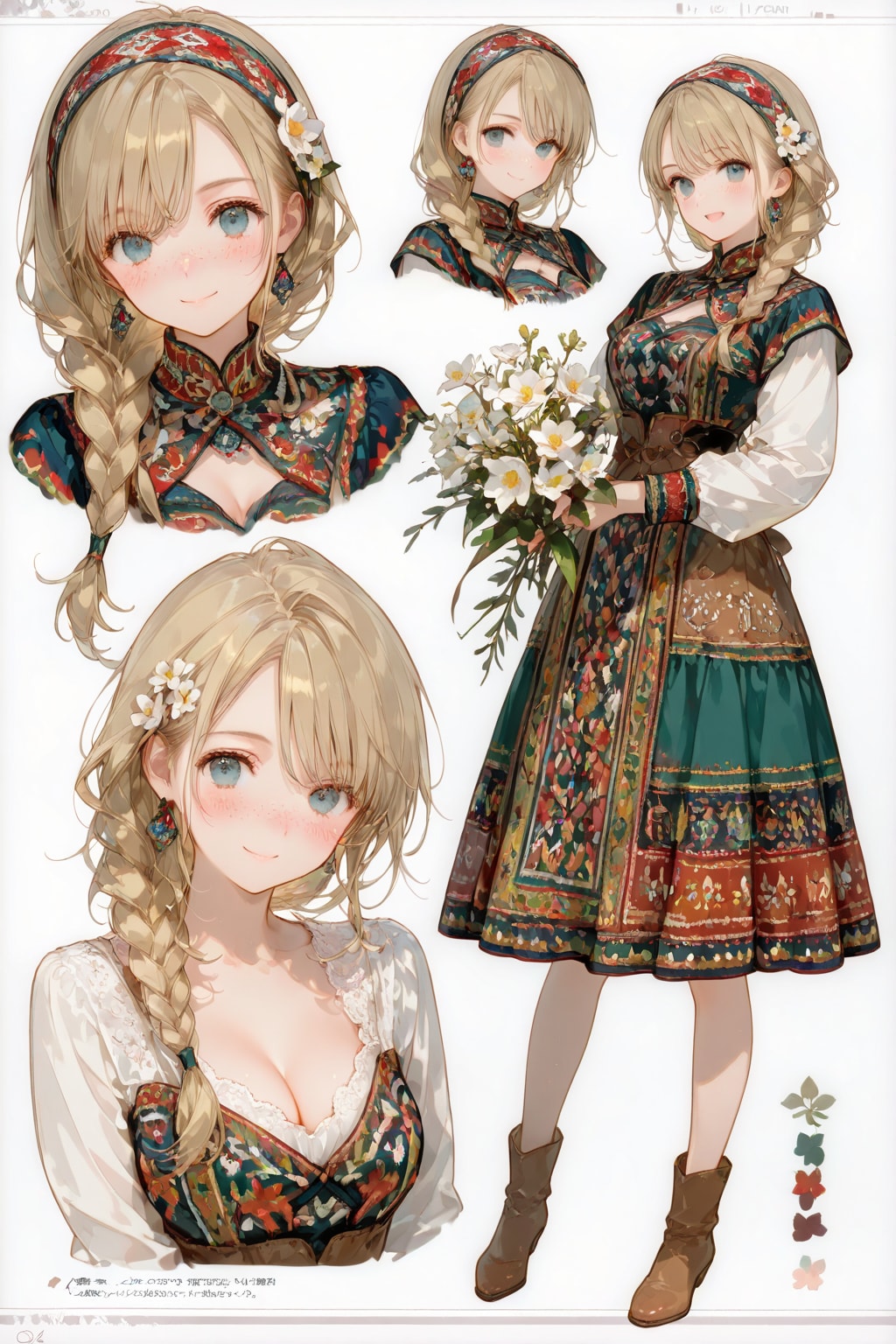 民族衣装設定集 | の人気AIイラスト・グラビア