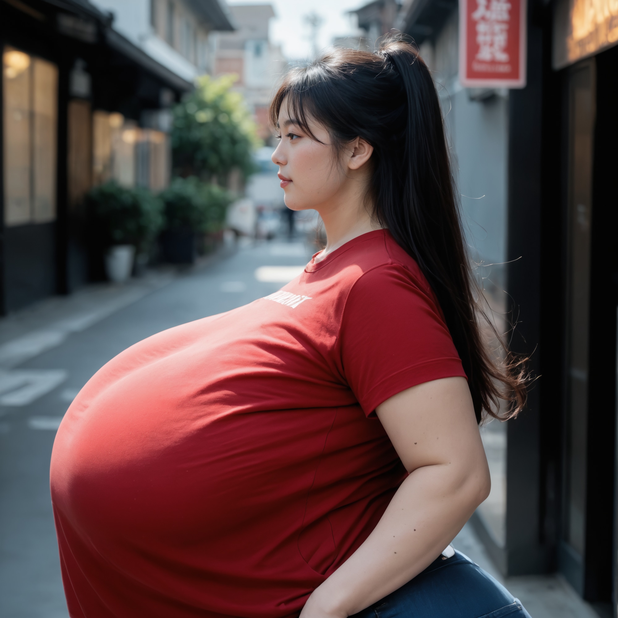 不意に目の前を横切ったお姉さん