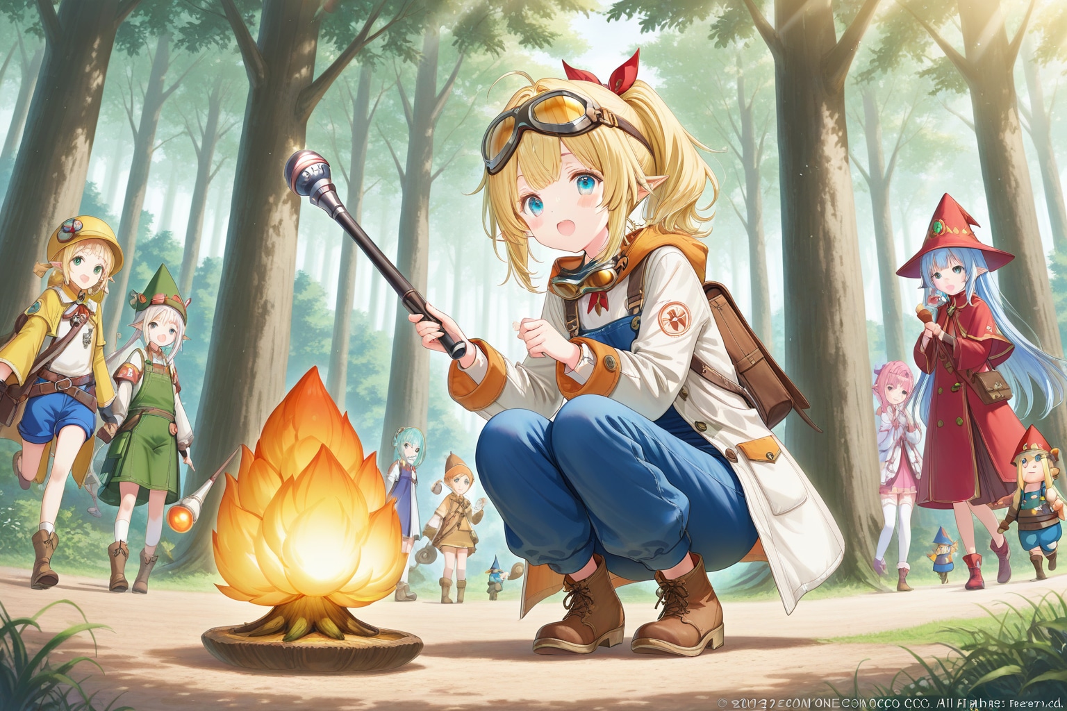ノームは、発明家に魔法使い､の一人ひとり。