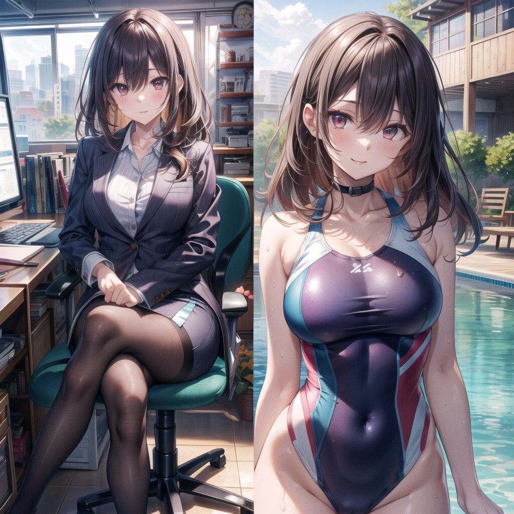 上司の競泳水着