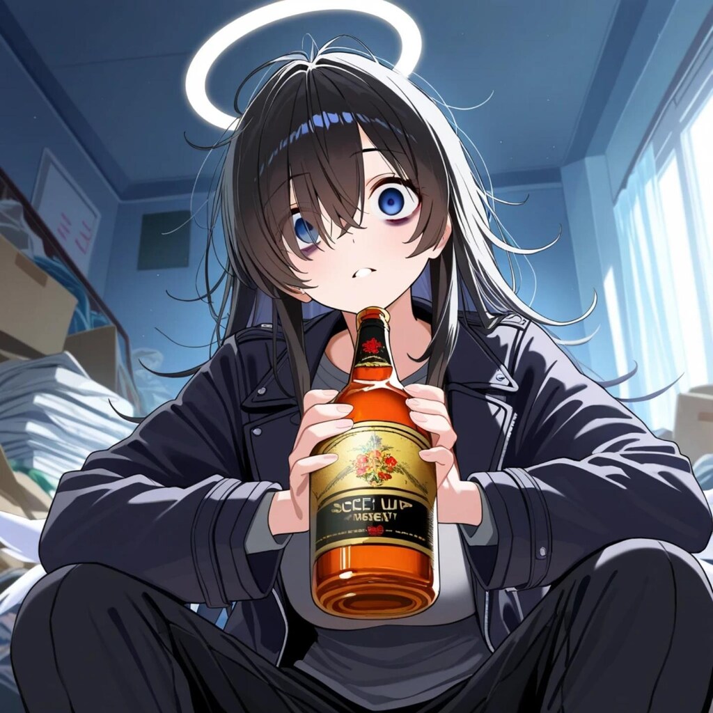 やさぐれ天使だね
