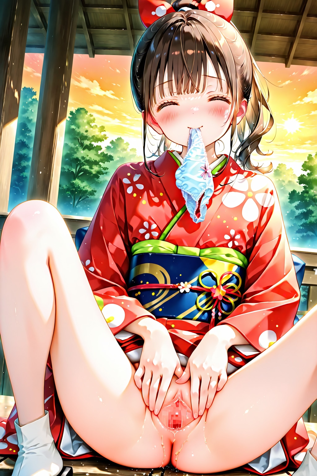 もう、仕方ないなぁ～、今年最初の開けましてだよ♡