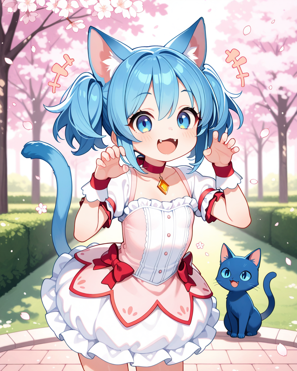 まどかコスプレをするまきちゃん