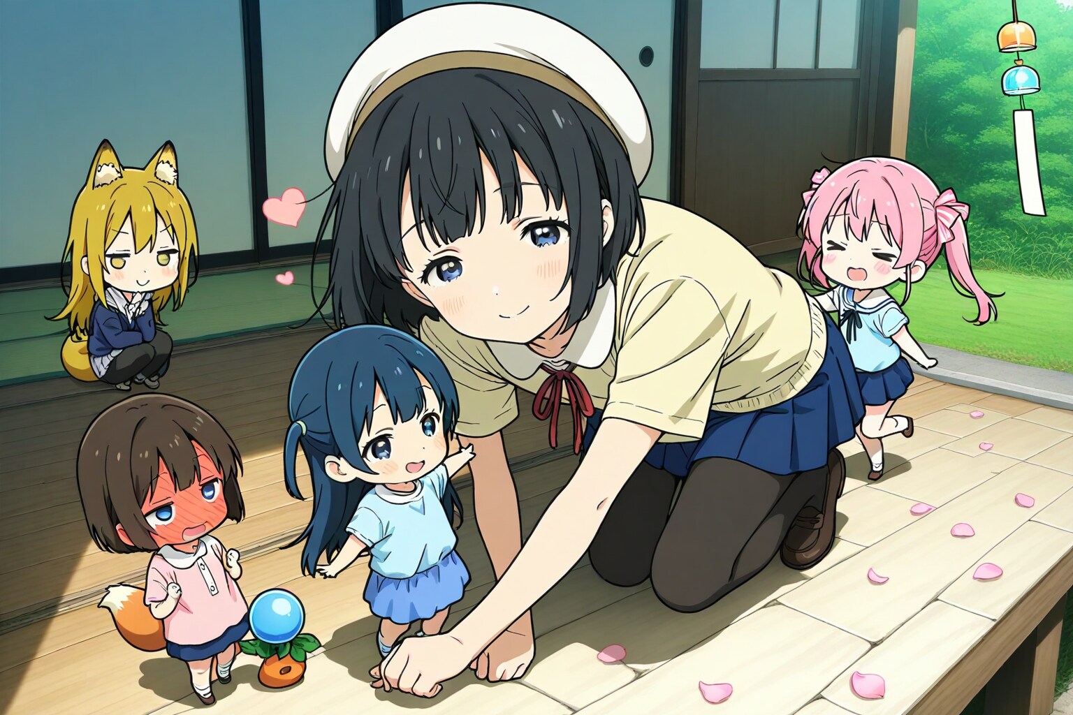 足元に、謎アイテム。 | の人気AIイラスト・グラビア