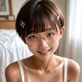薄着の丸メガネ少女 8枚目