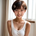 薄着の丸メガネ少女 5枚目