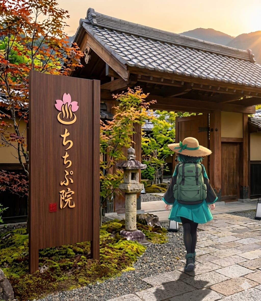 賽銭子がちちぷ院にチェックインしました