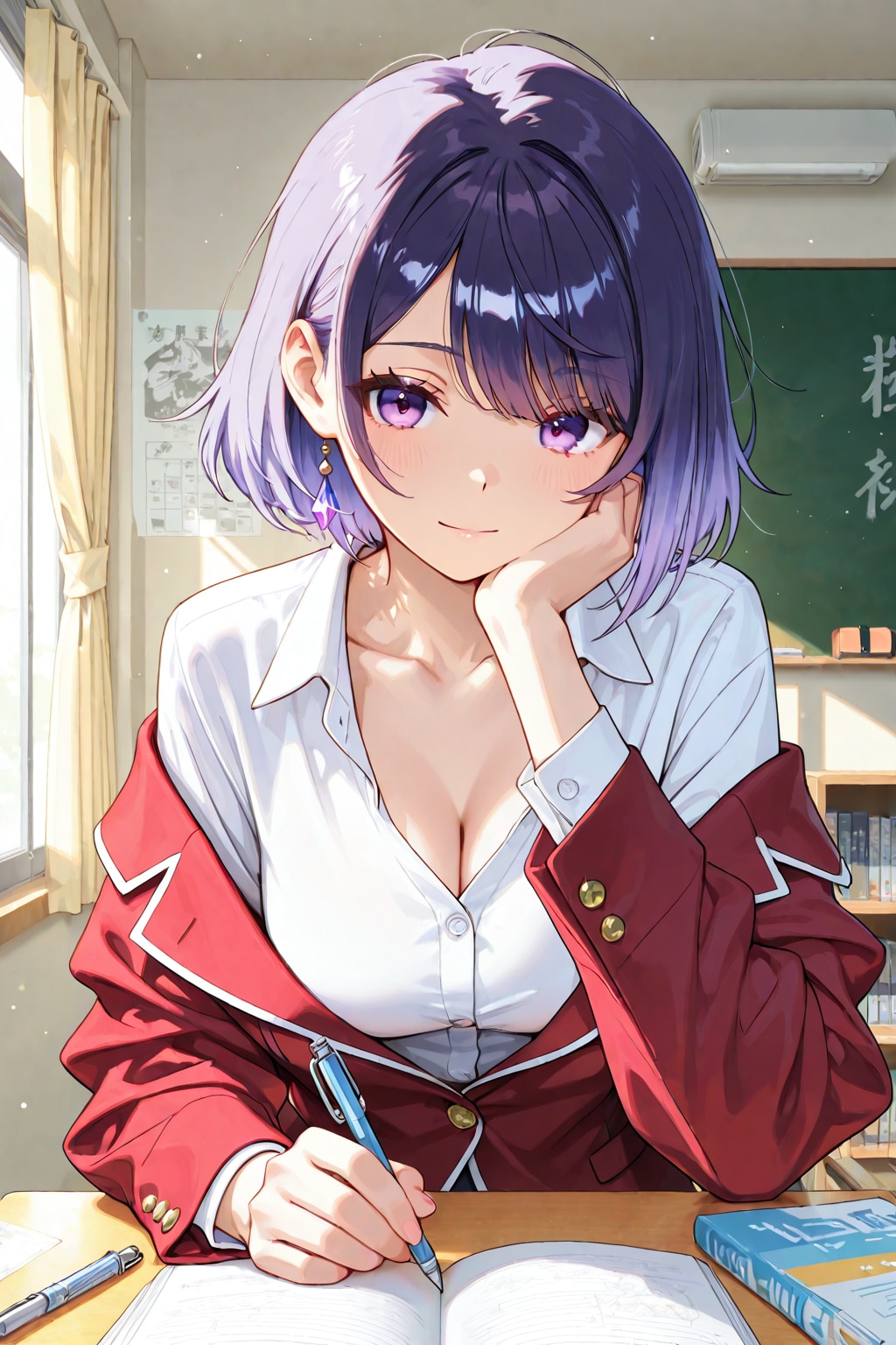 着崩しブレザー