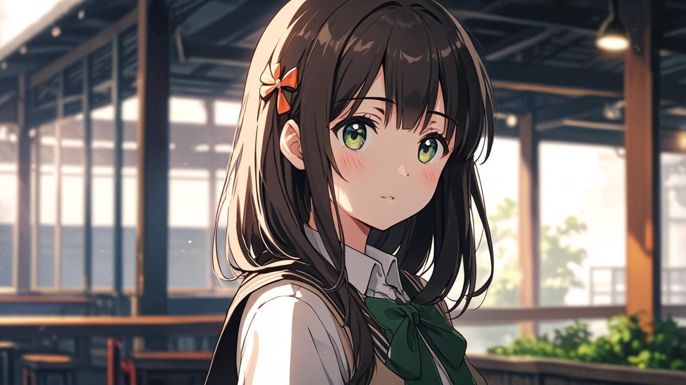 学校帰りの女子高生
