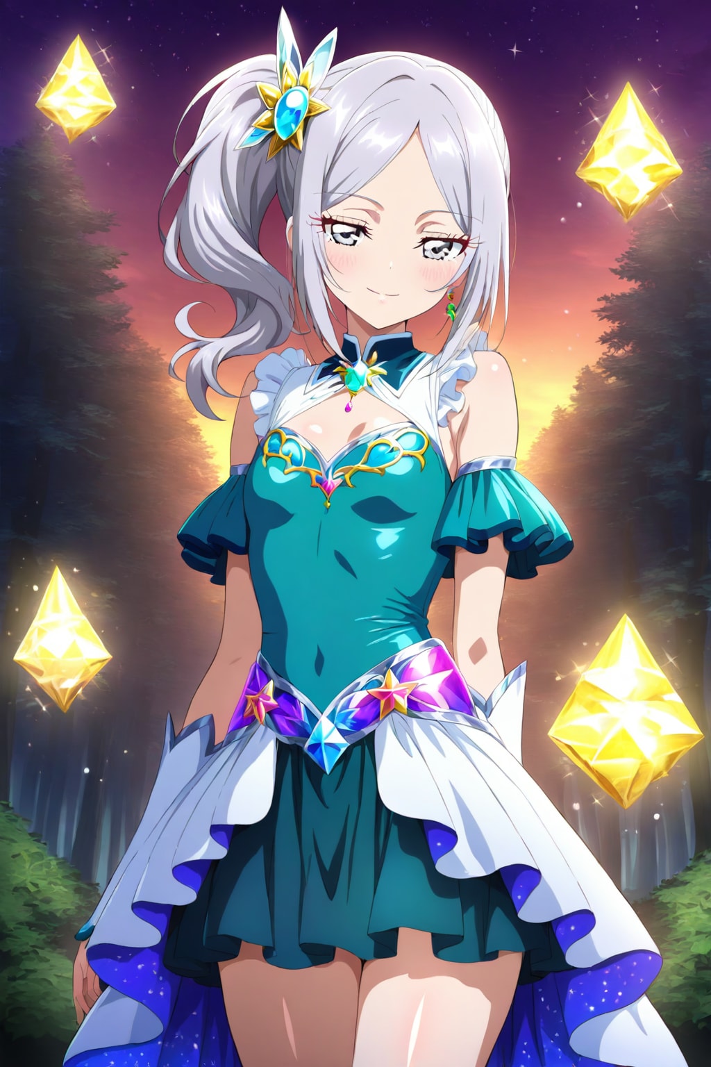 サイドポニテの魔法少女