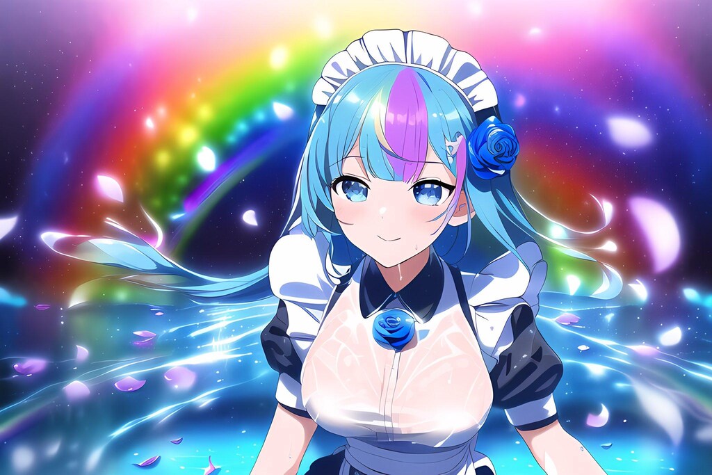 虹色メイドさん🌈
