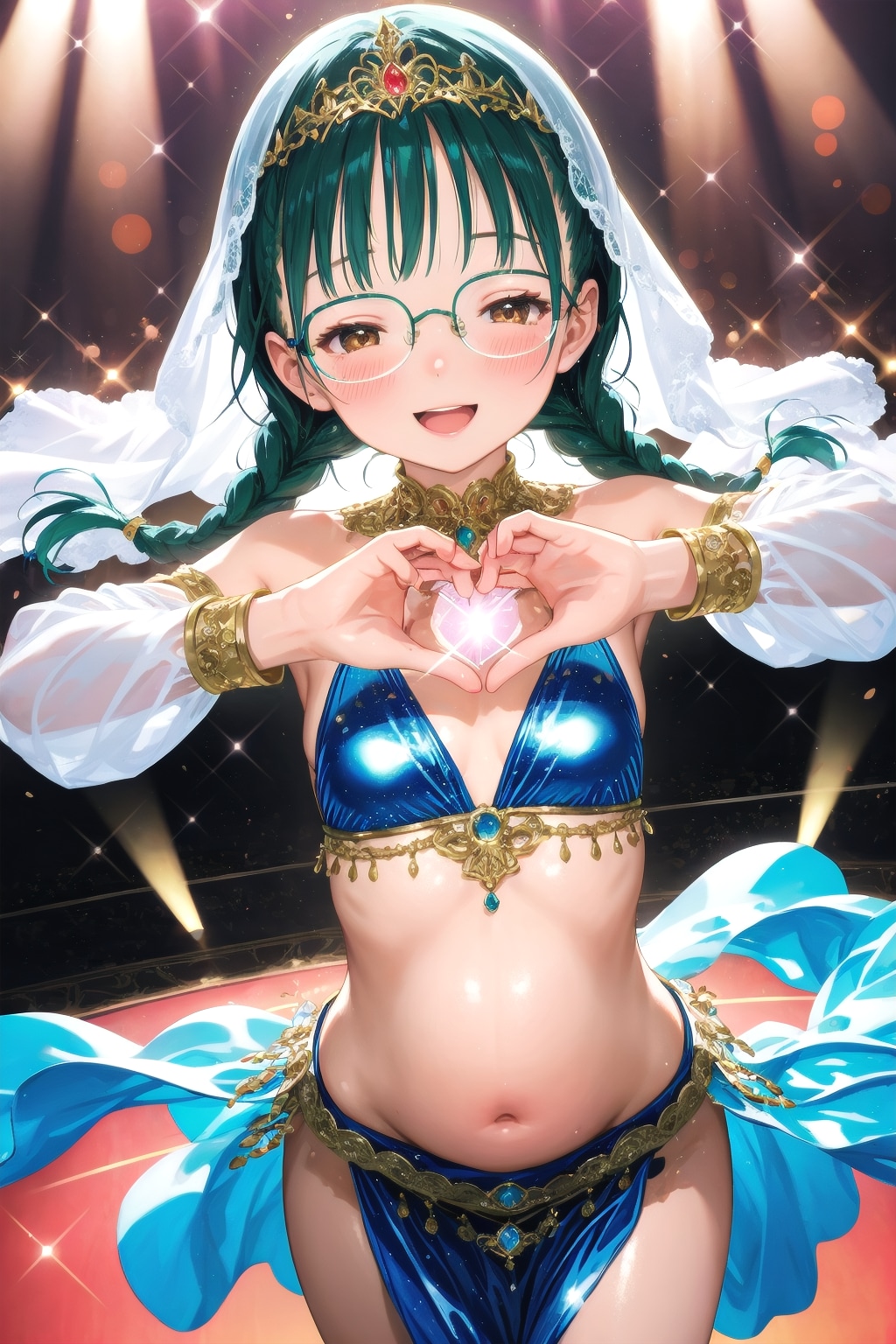 久々にベリーダンスを踊ってみた委員長ちゃん