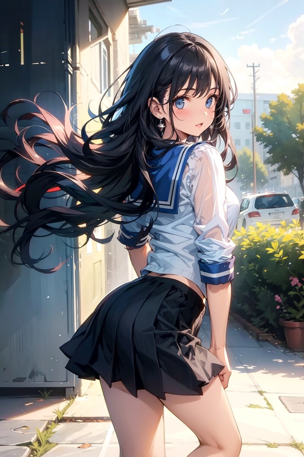 TOPAZ:school girl | の人気AIイラスト・グラビア