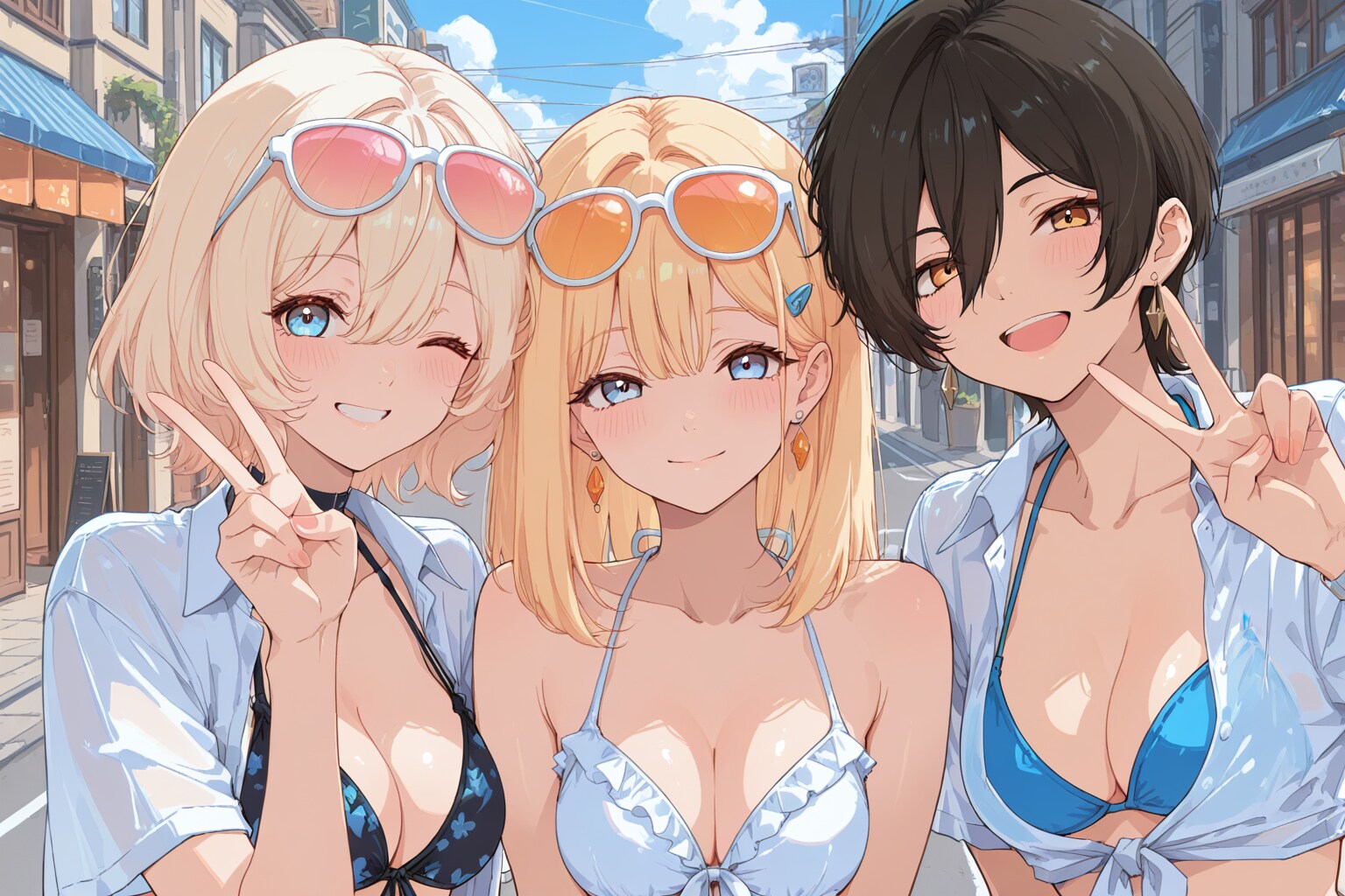 BFF夏休みの旅行中