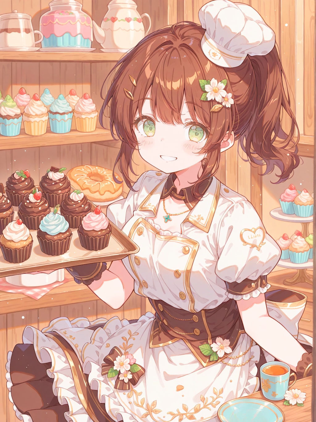 パティシエール謹製チョコレートカップケーキ