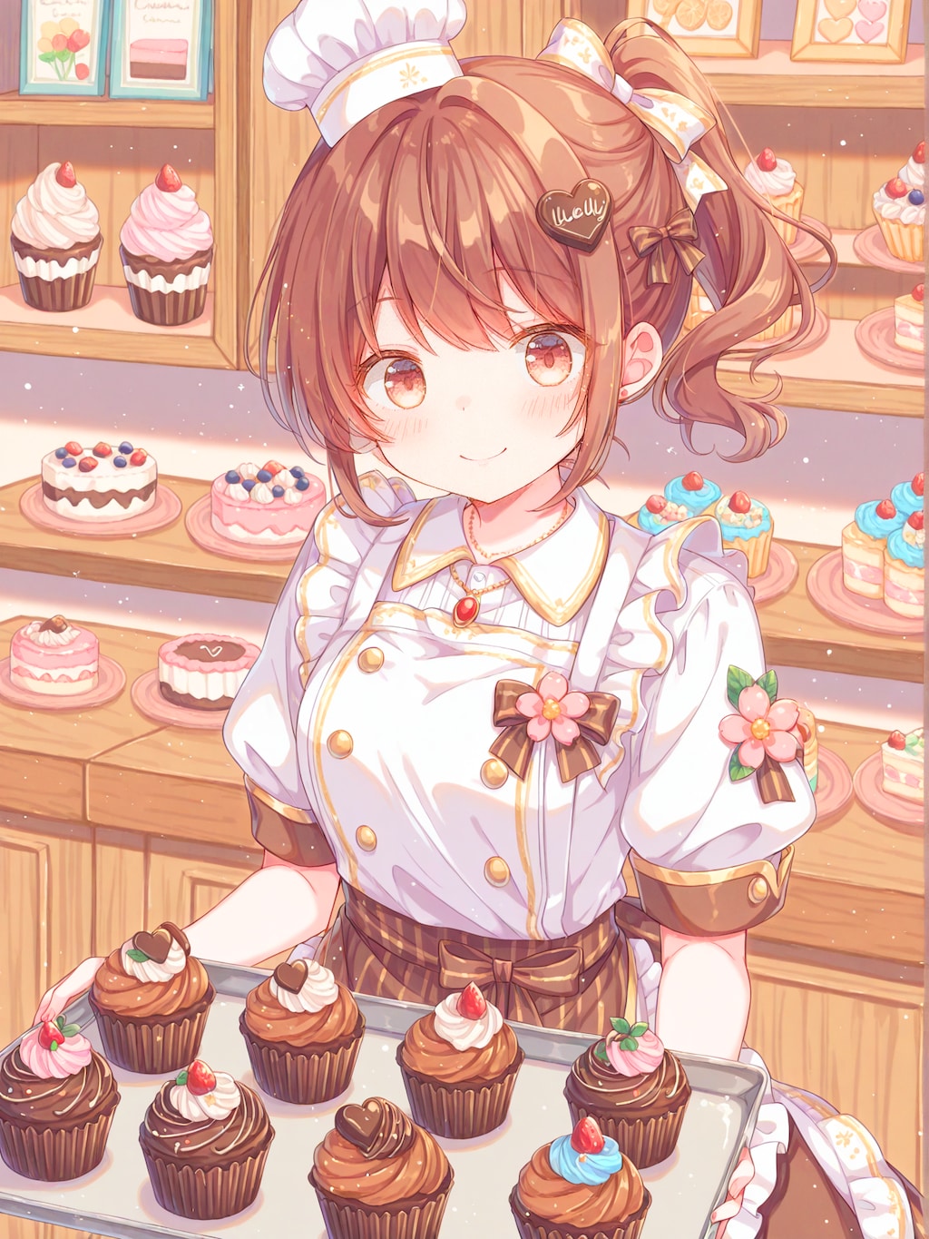 パティシエール謹製チョコレートカップケーキ