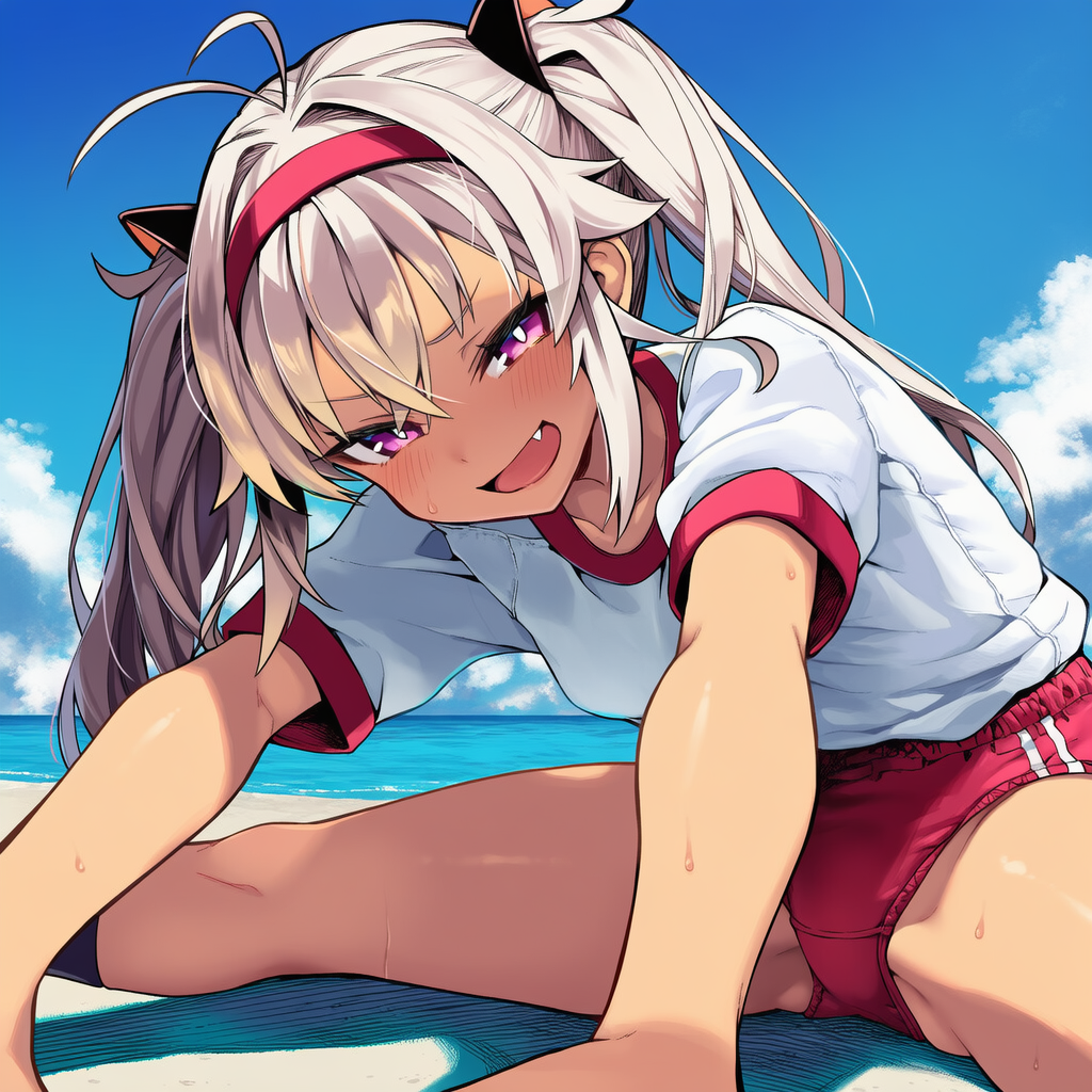 開脚前屈魔使マオちゃん