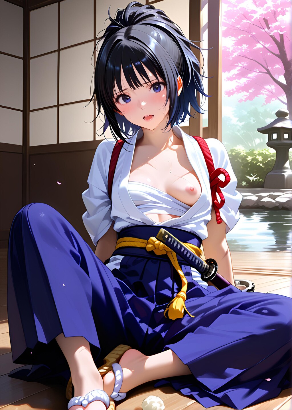 夢乃春樹（YumenoHaruki）　刀剣　拘束
