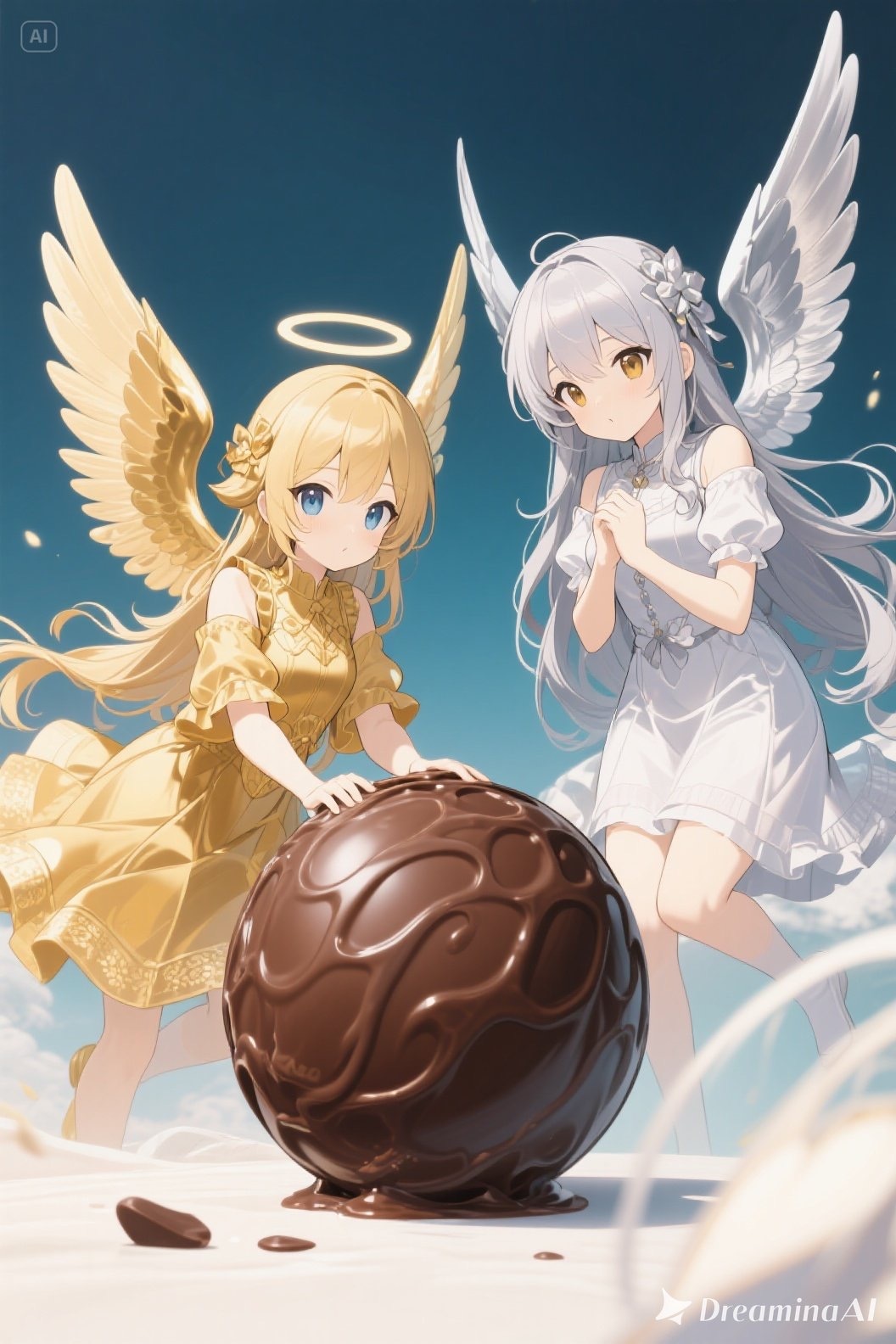 金と銀のエンゼル546 | の人気AIイラスト・グラビア