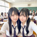 JKギャルと清楚 2枚目