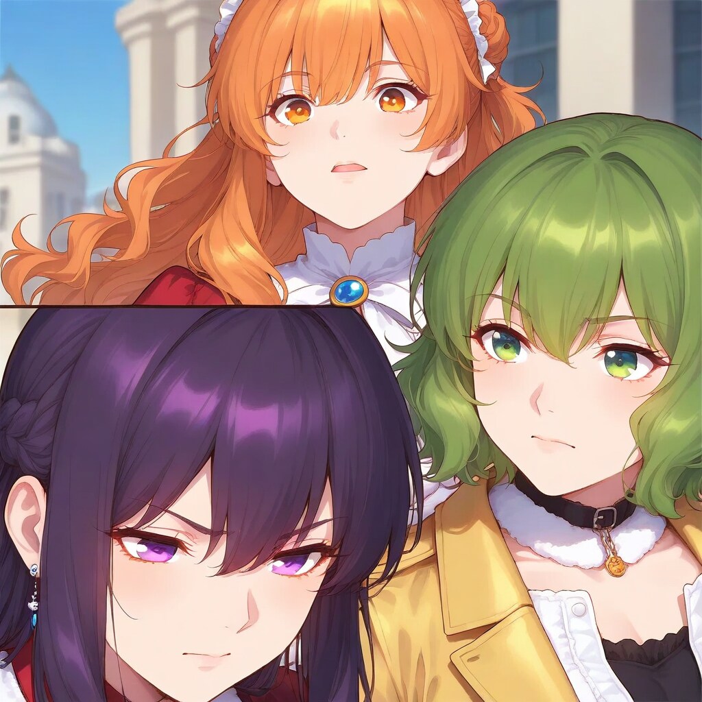 三者三様 | の人気AIイラスト・グラビア