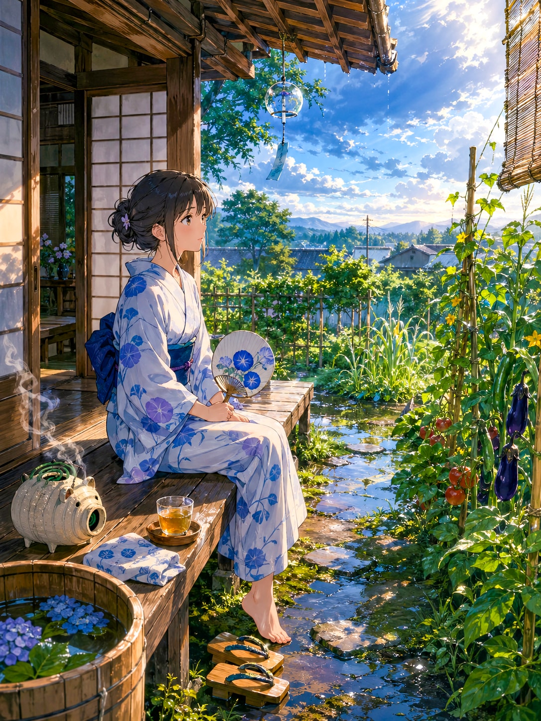 夕立あがり | の人気AIイラスト・グラビア