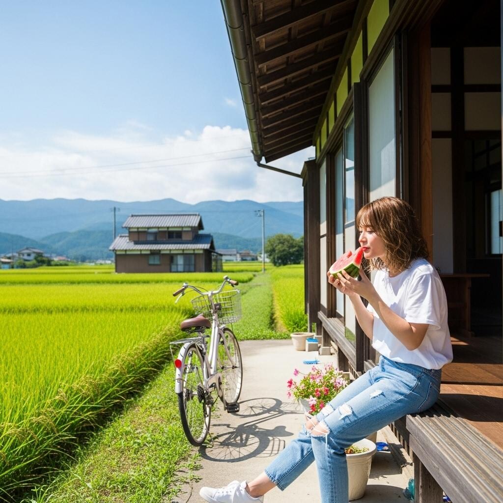 一日旅　郊外へのぶらり一人で