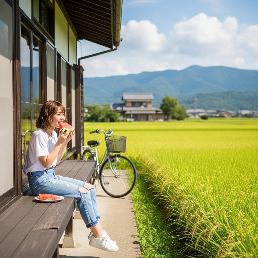 一日旅　郊外へのぶらり一人で
