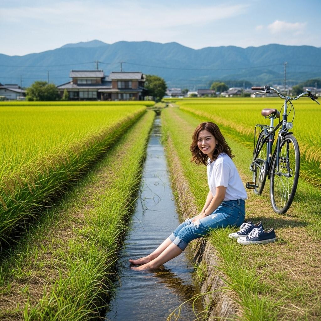 一日旅　郊外へのぶらり一人で