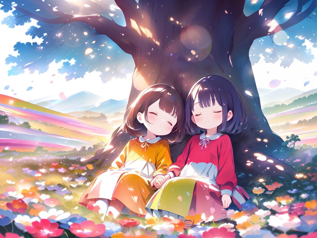 大きな木の下で