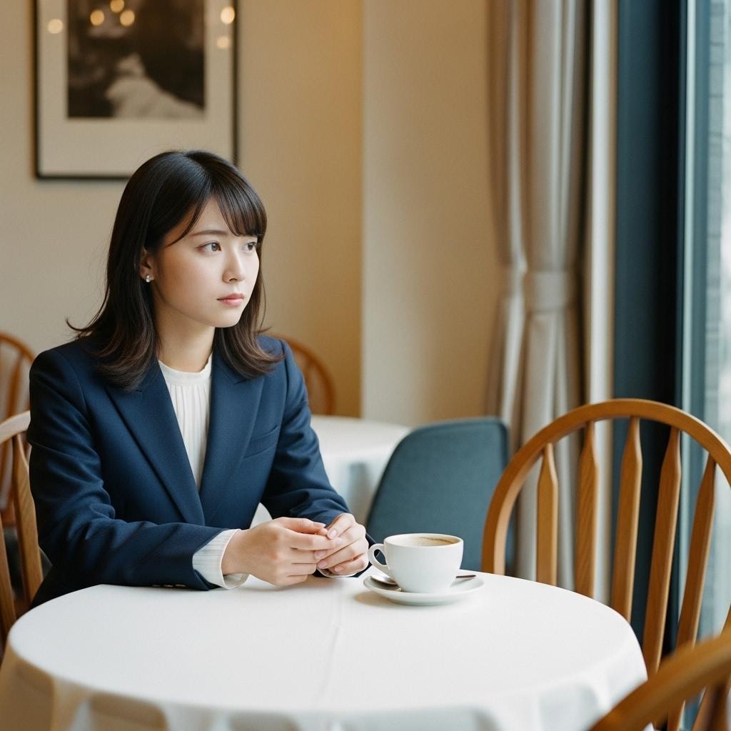 来ない人を待つカフェ