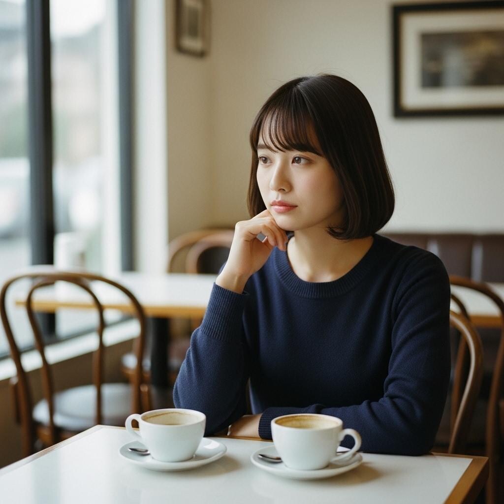 来ない人を待つカフェ